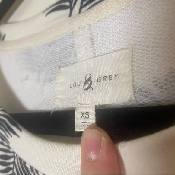 Lou & Grey Palm Cozy Cotton Terry Pocket Dress Size XS - Picture 6 of 8